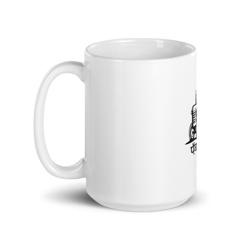 DHAKAR JATT - White glossy mug