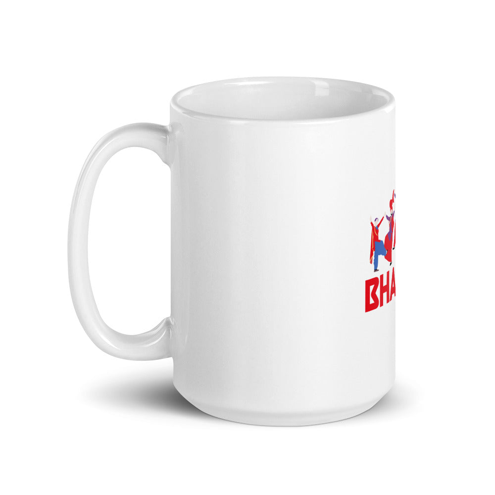 BHANGRA - White glossy mug