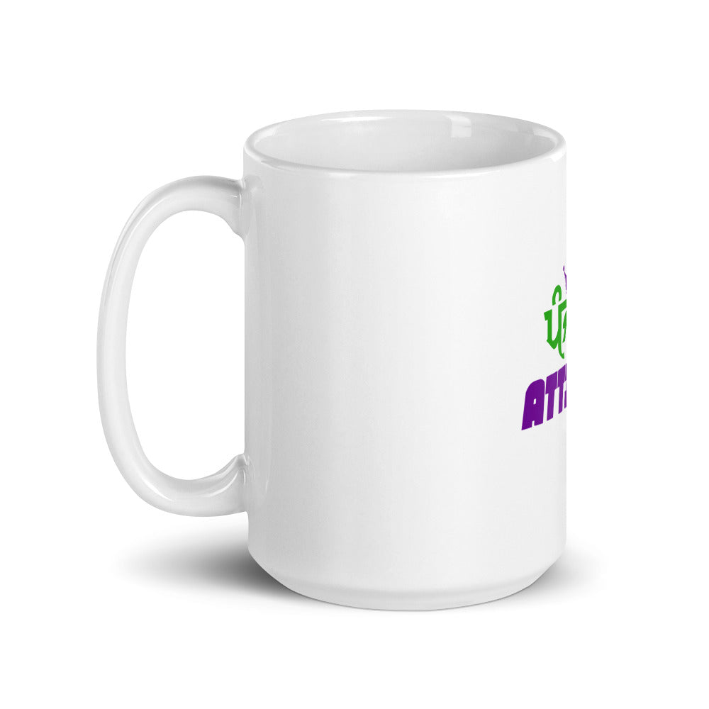 PUNJABI ATTITUDE - White glossy mug