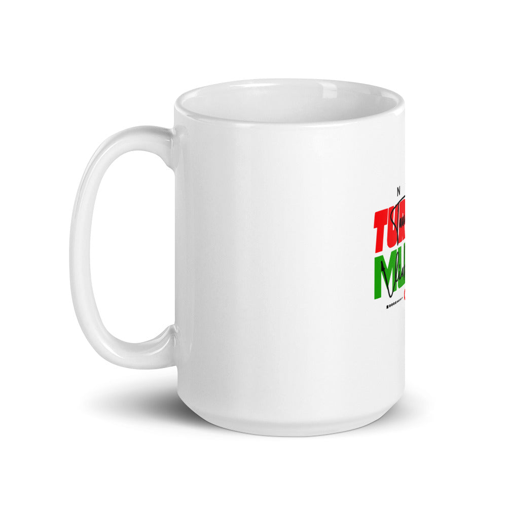 NOTE TURVAYA TAAN GAYA - White glossy mug