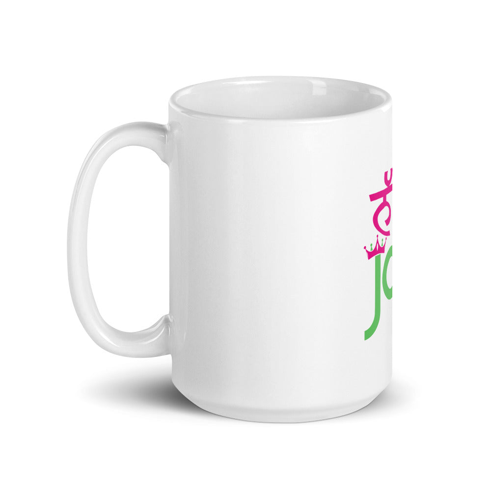 NAKHRO JATTI - White glossy mug