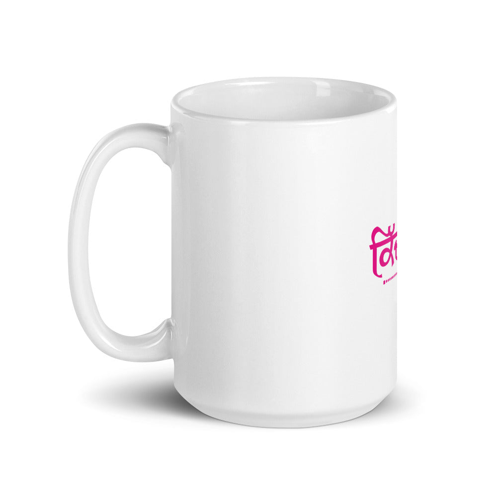 KIDAN JI - White glossy mug