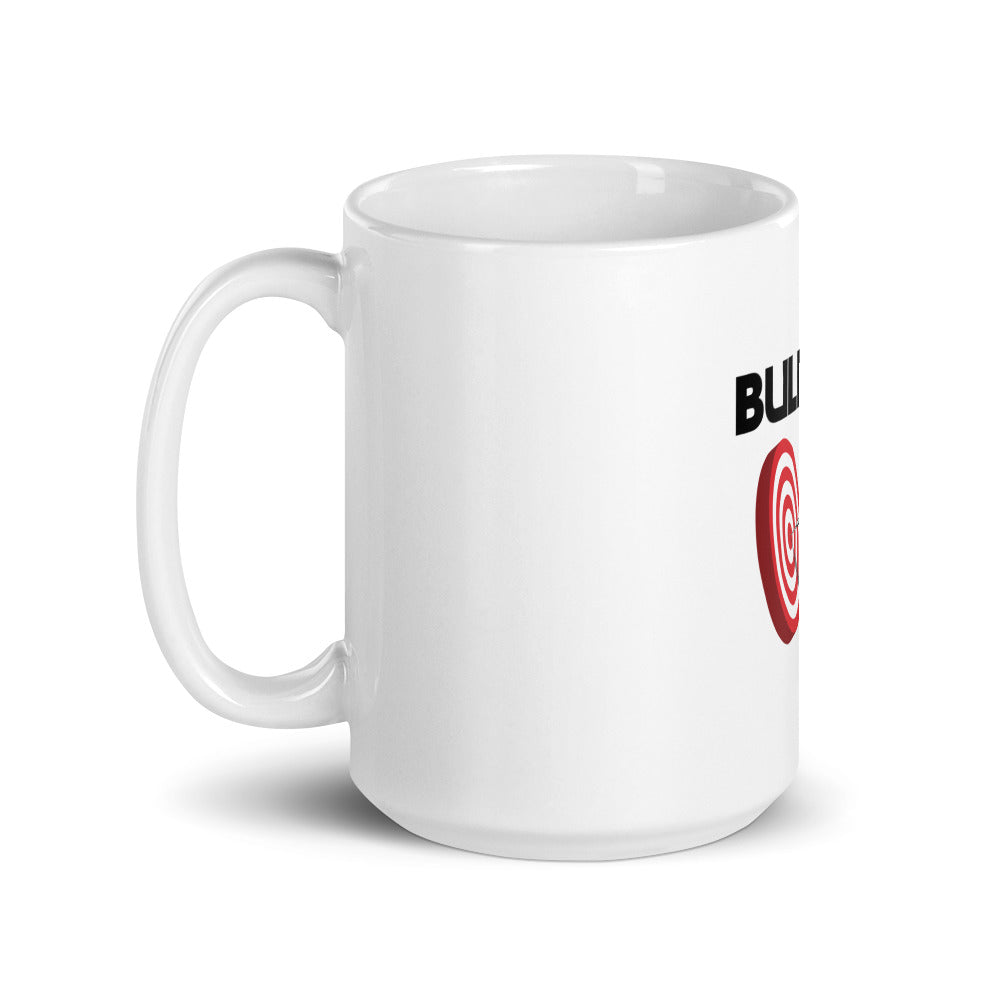 BULLS EYE CLUB - White glossy mug