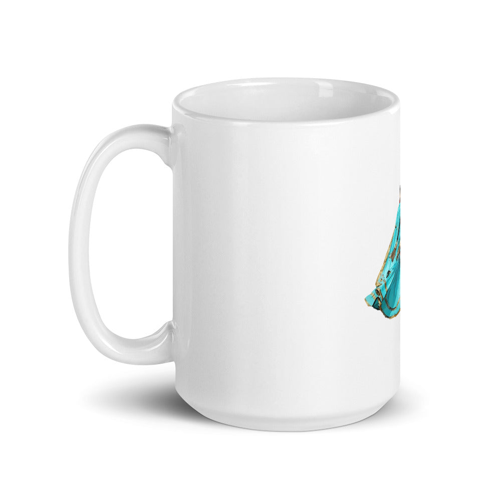 KEHAR PUNJABAN - White glossy mug