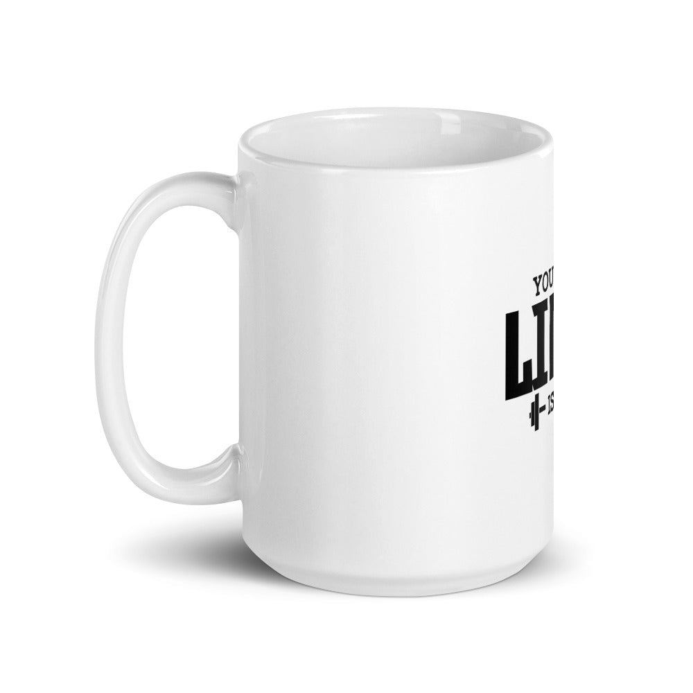 YOUR LIMIT IS YOU - White glossy mug