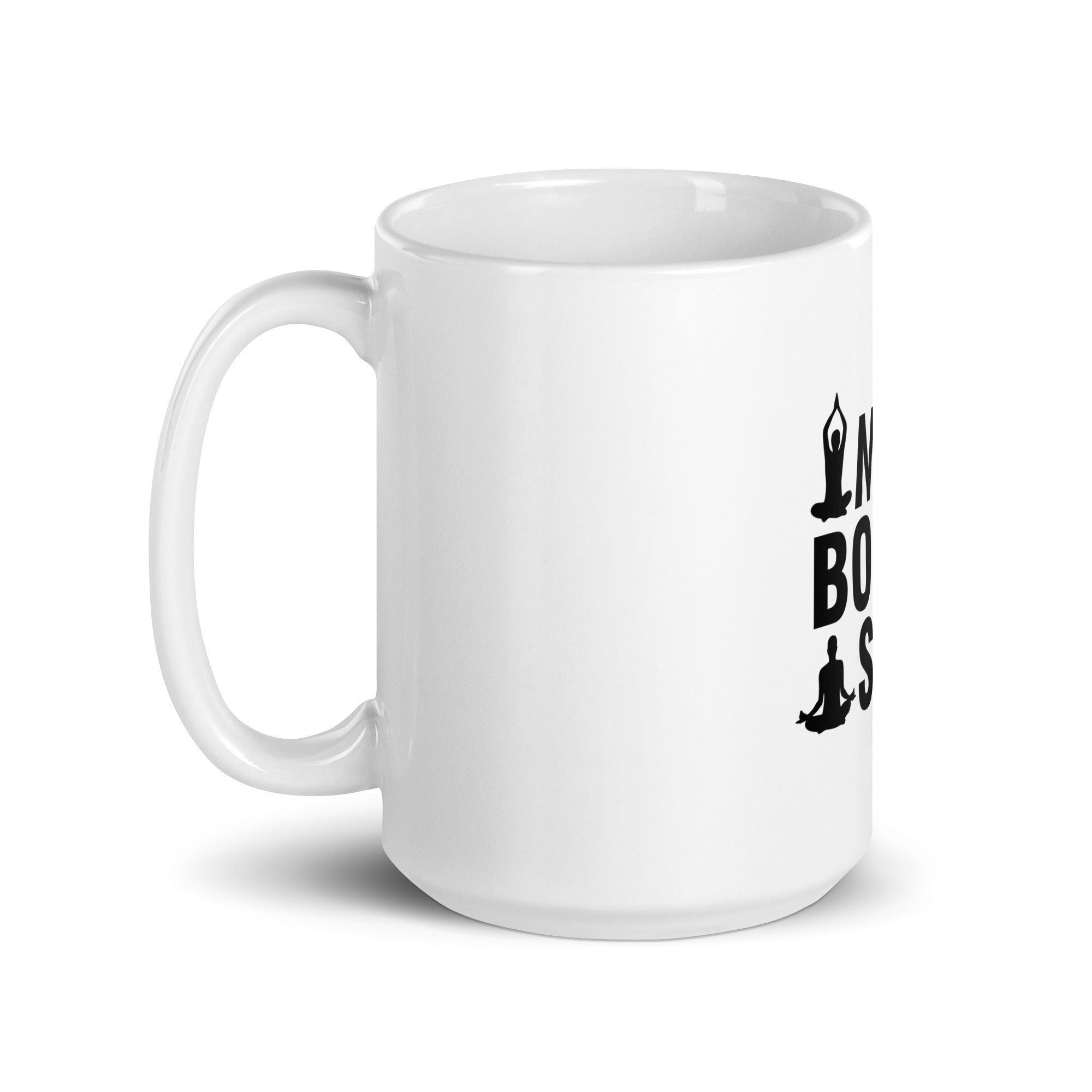 MIND BODY SOUL - White glossy mug
