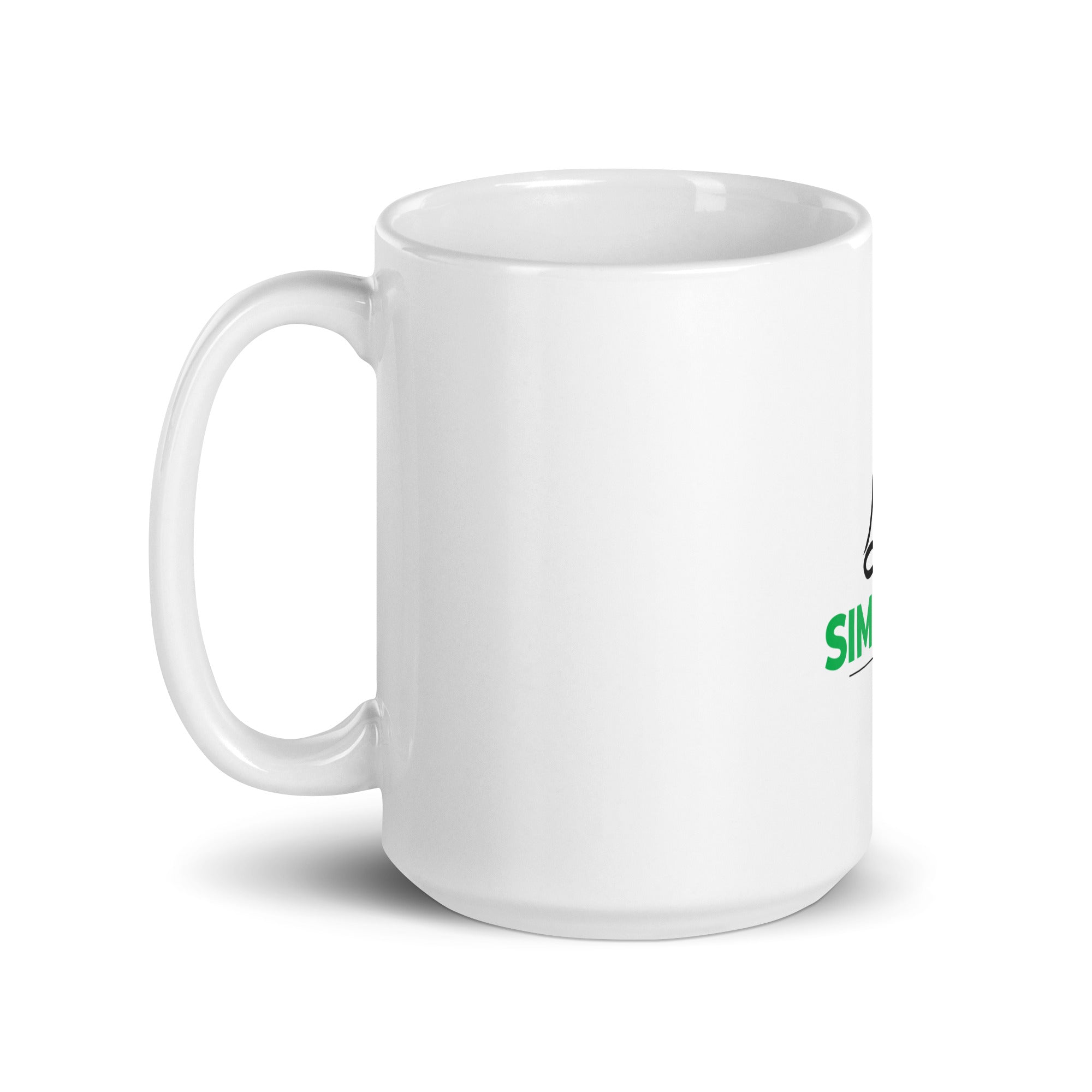 SIMPLIFY - White glossy mug