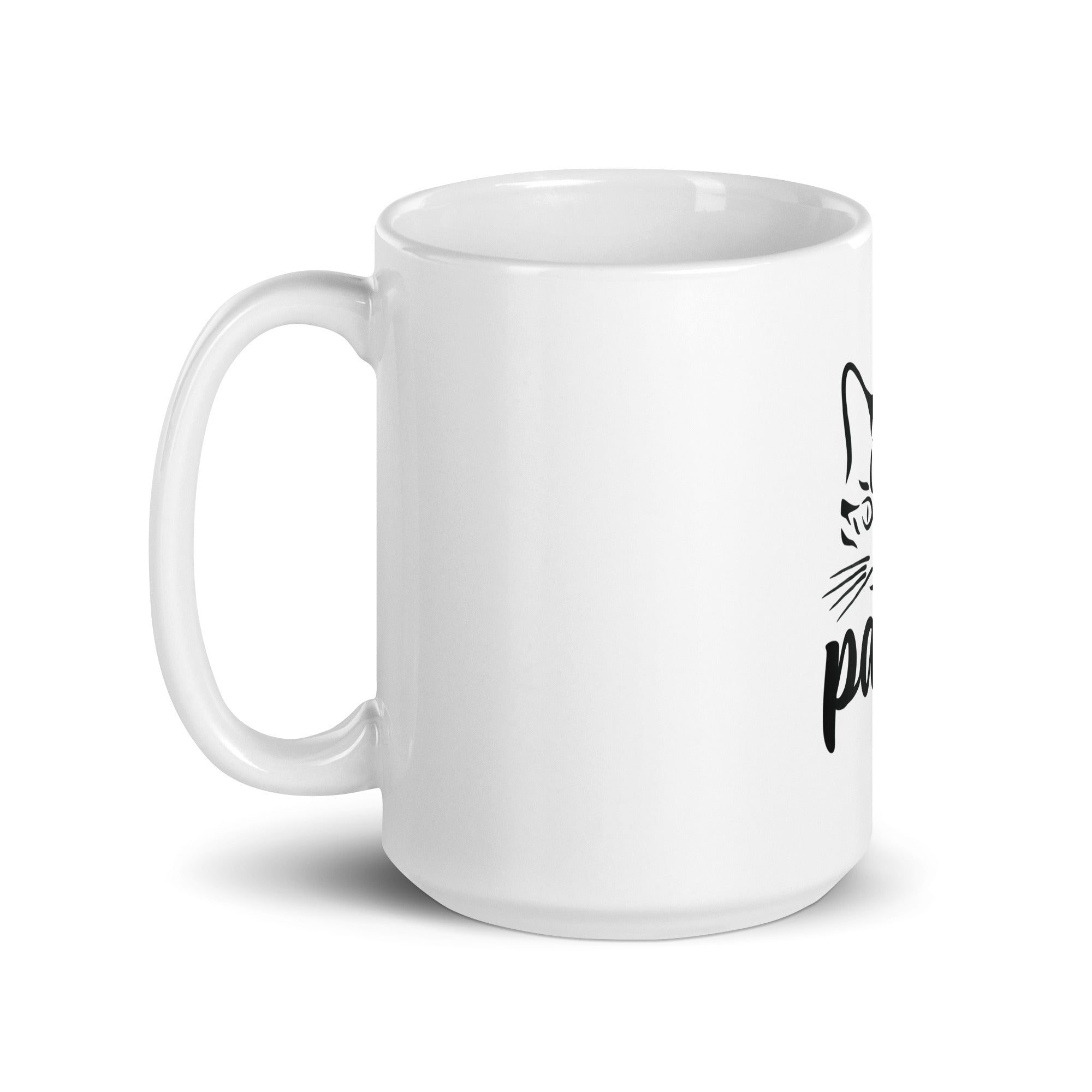 PAWS - White glossy mug