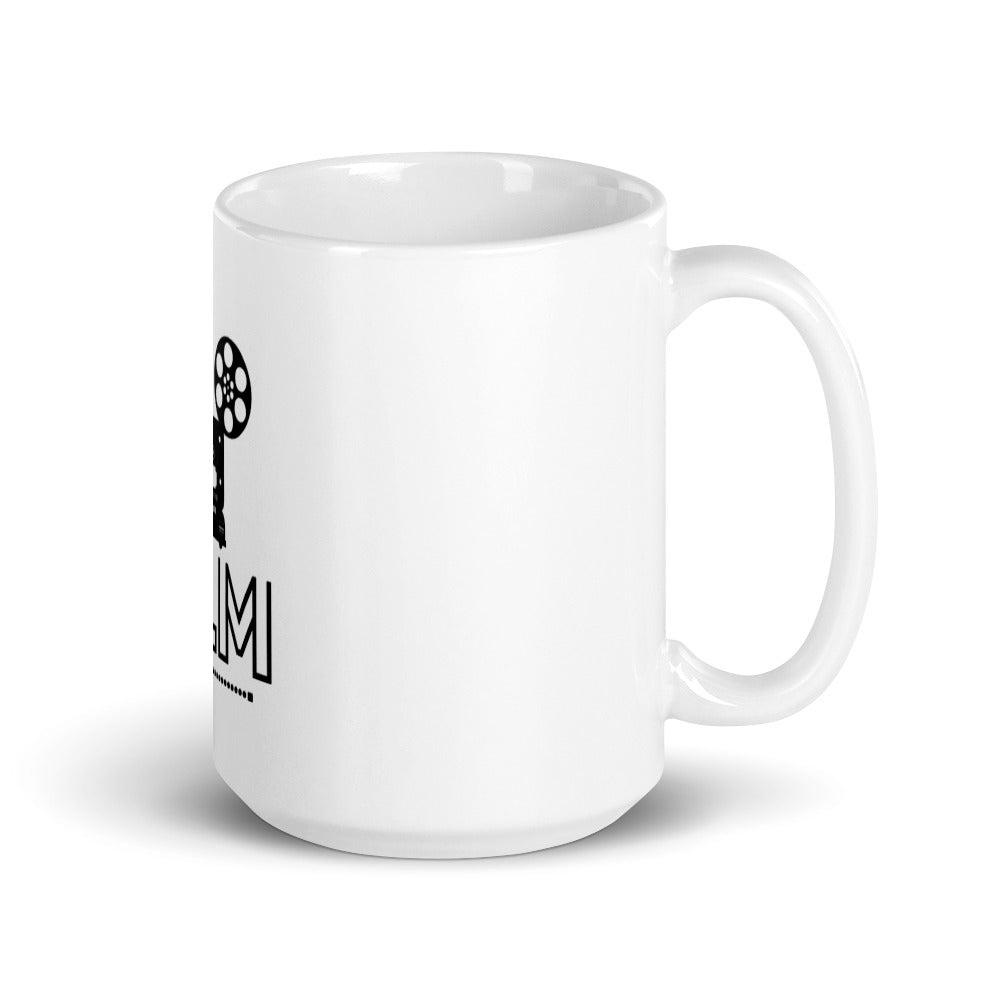 Film - White glossy mug