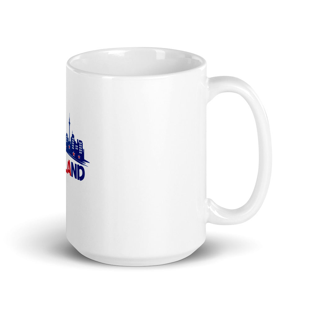 AUCKLAND - White glossy mug