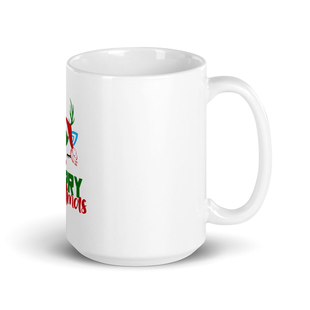 MERRY CHRISTMAS - White glossy mug