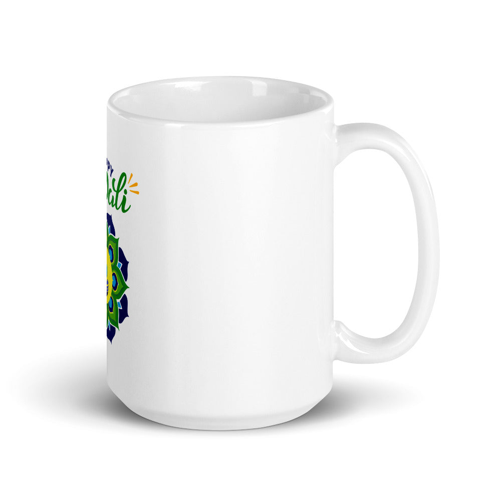 HAPPY DIWALI - White glossy mug