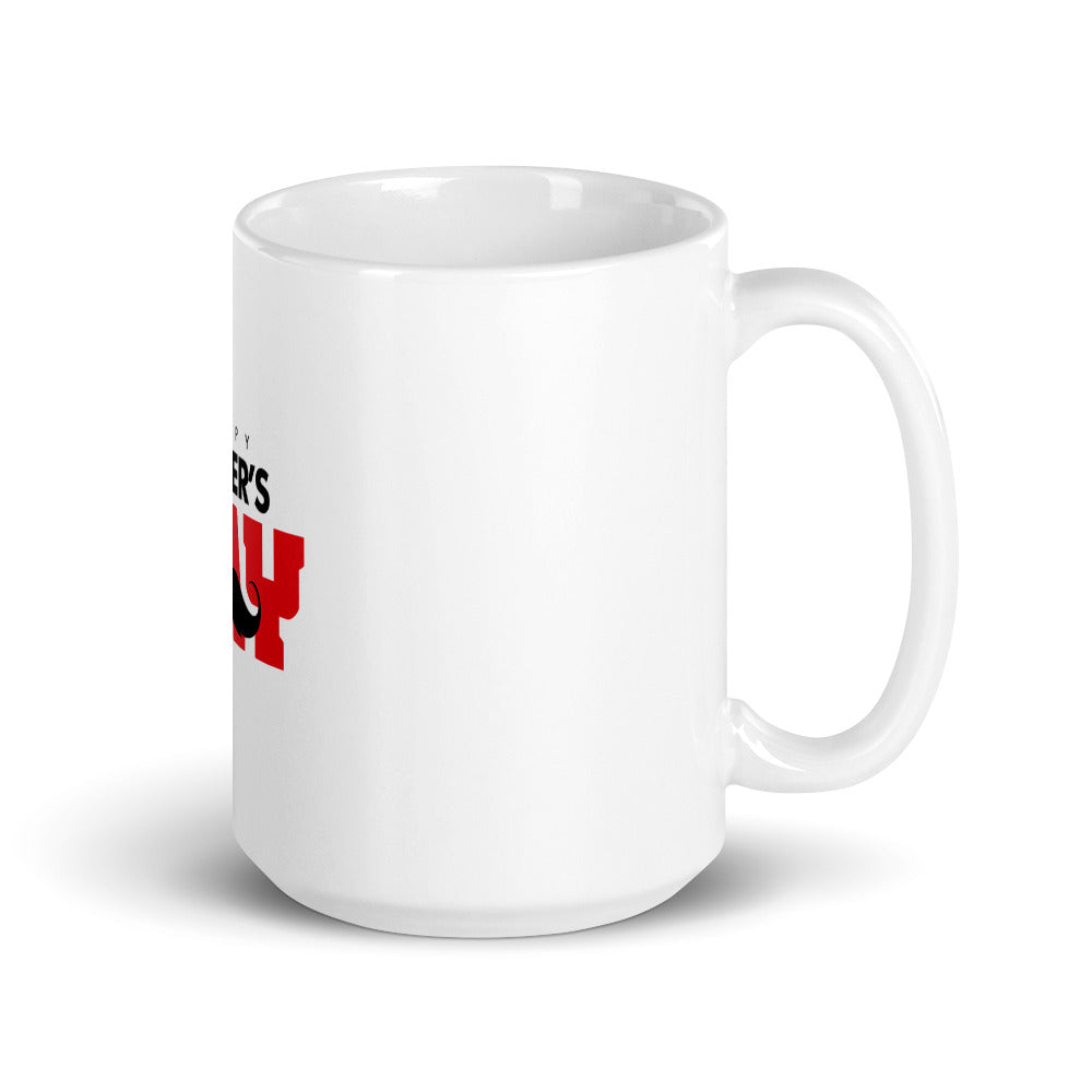 HAPPY FATHER'S DAY - White glossy mug