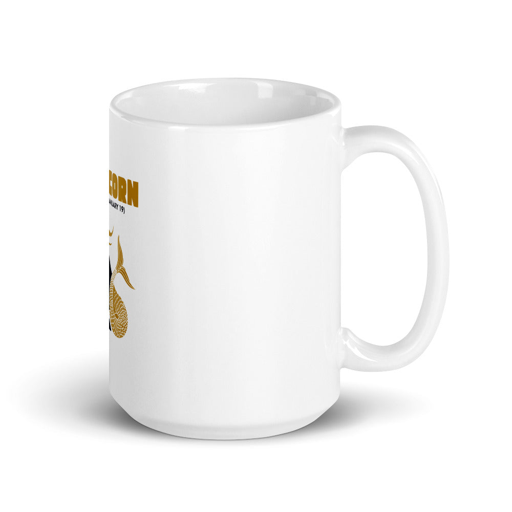 CAPRICORN - White glossy mug