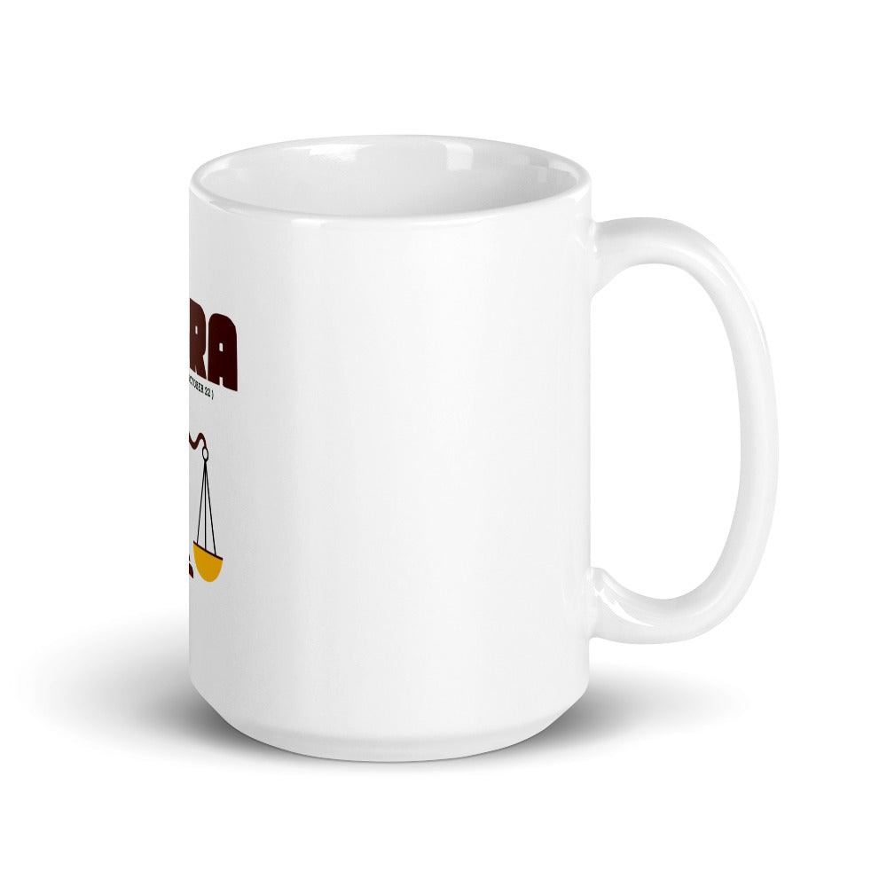 LIBRA - White glossy mug