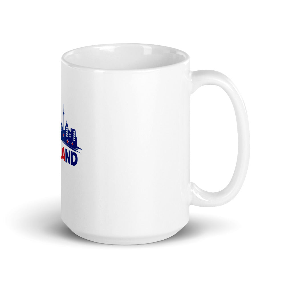 AUCKLAND - White glossy mug