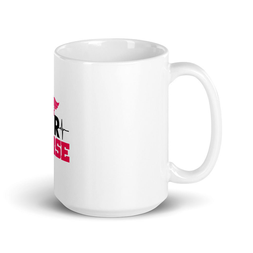 ER NURSE - White glossy mug