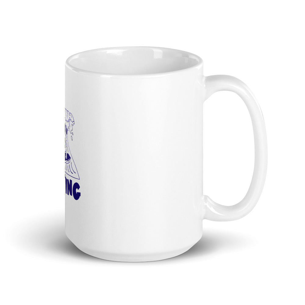 SURFING - White glossy mug