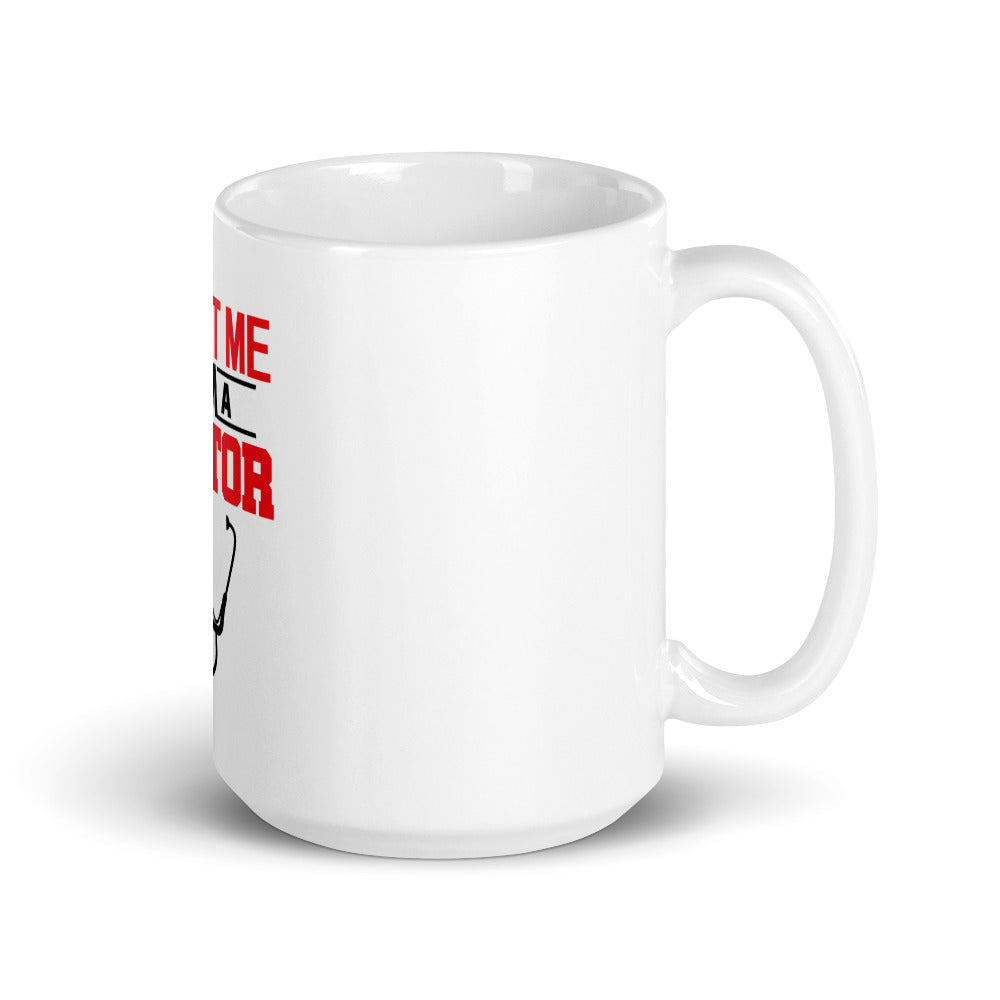 TRUST ME I AM A DOCTOR - White glossy mug