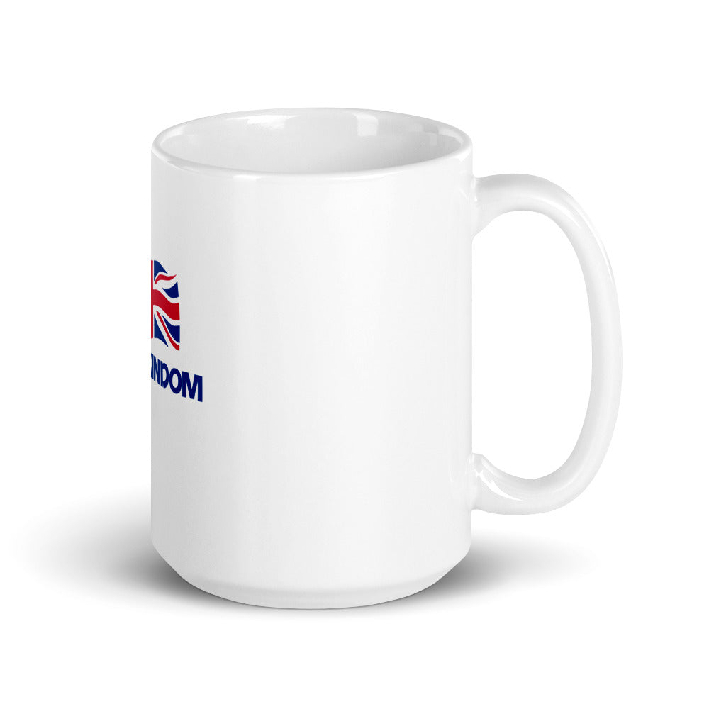 UNITED KINDOM - White glossy mug