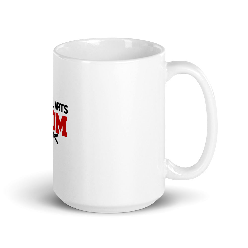 MARTIAL ARTS MOM - White glossy mug