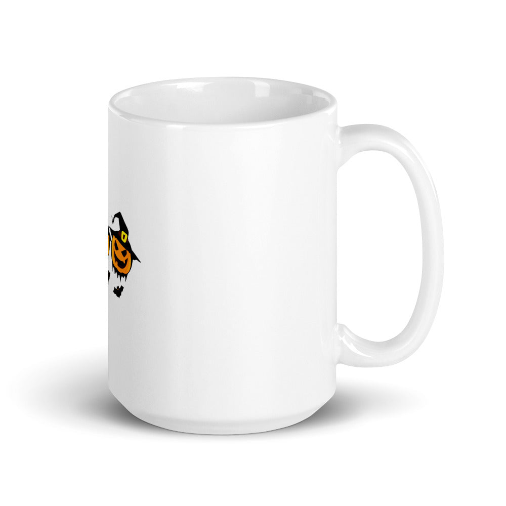 BOO - White glossy mug