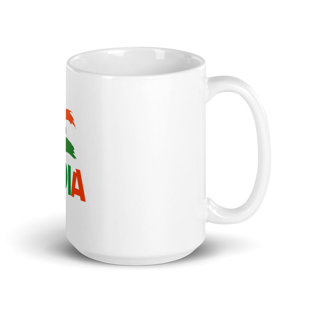 INDIA - White glossy mug