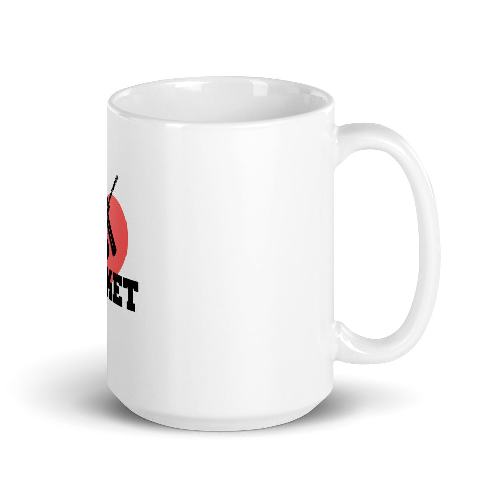 I LOVE CRICKET - White glossy mug