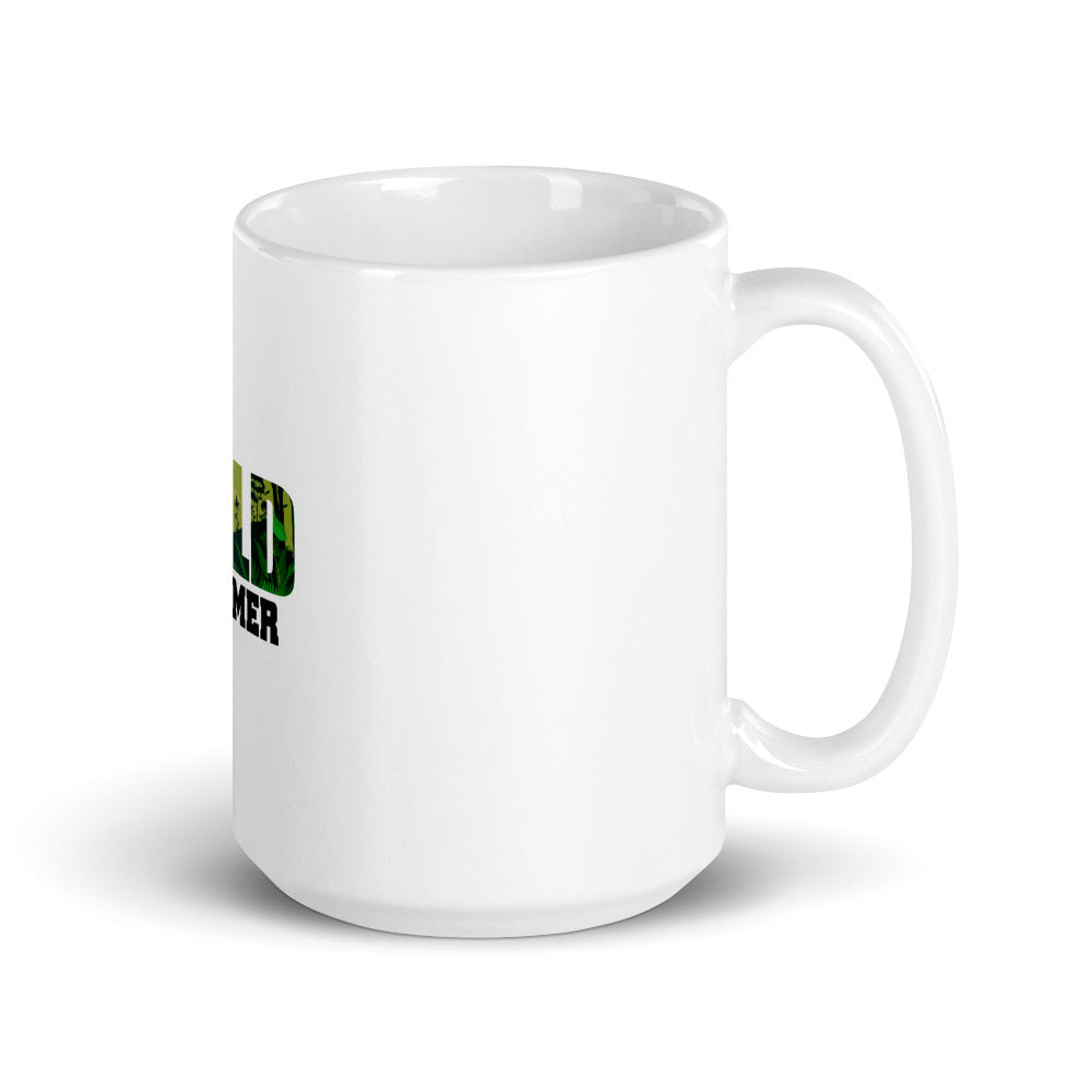 WILD SWIMMER - White glossy mug