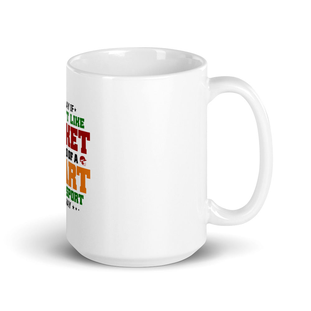 CRICKET - White glossy mug