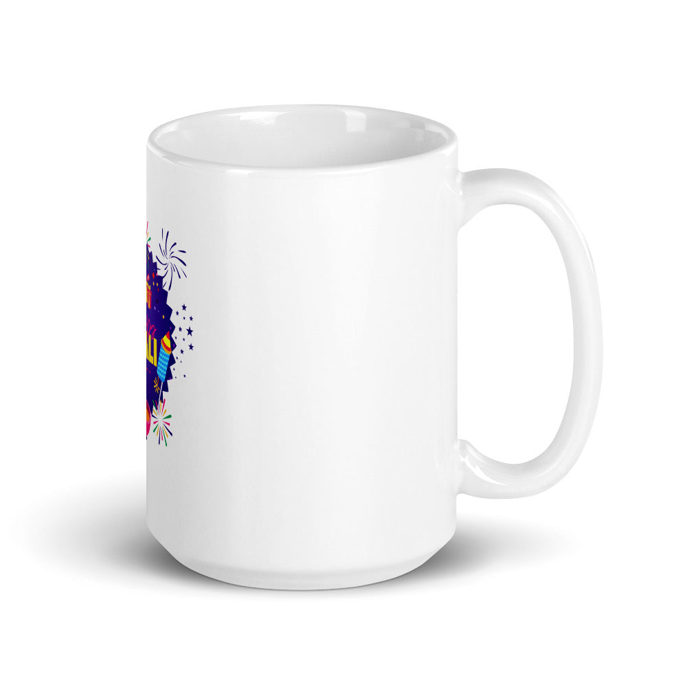 DIWALI - White glossy mug