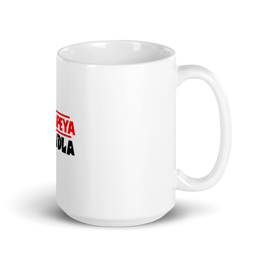 MAAPEYA DA LAADLA - White glossy mug