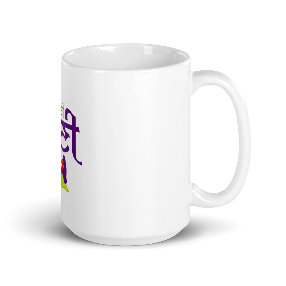 GIDHEYAN DI RANI - White glossy mug