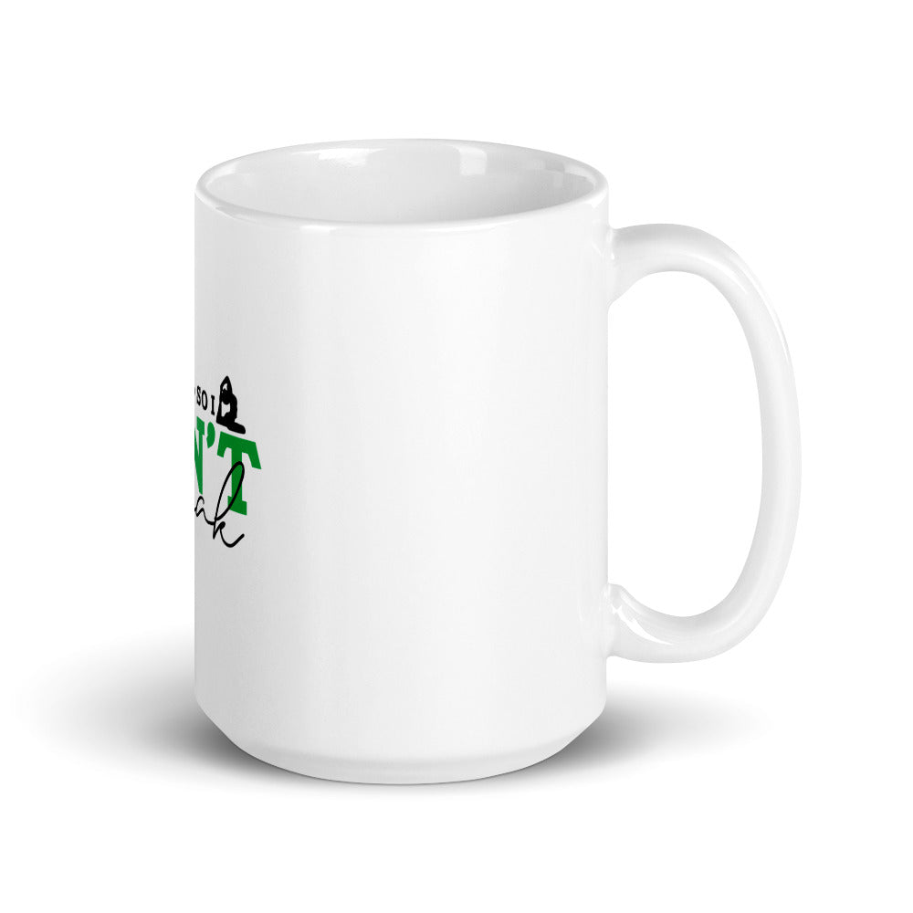 I BEND SO I DON'T BREAK - White glossy mug