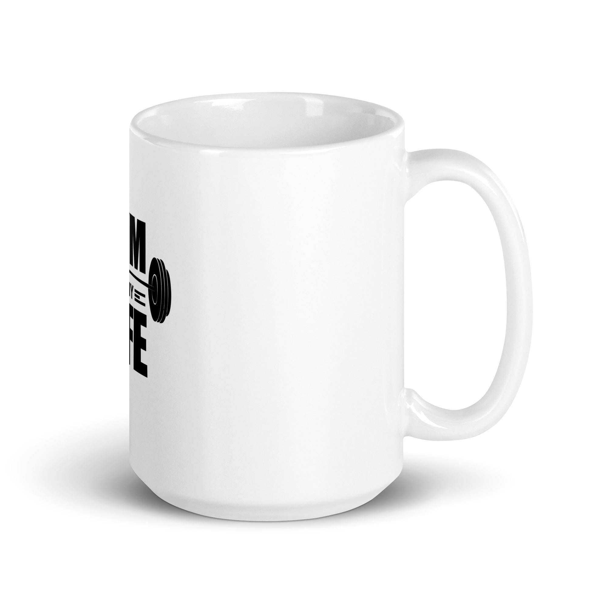 GYM IS MY LIFE - White glossy mug