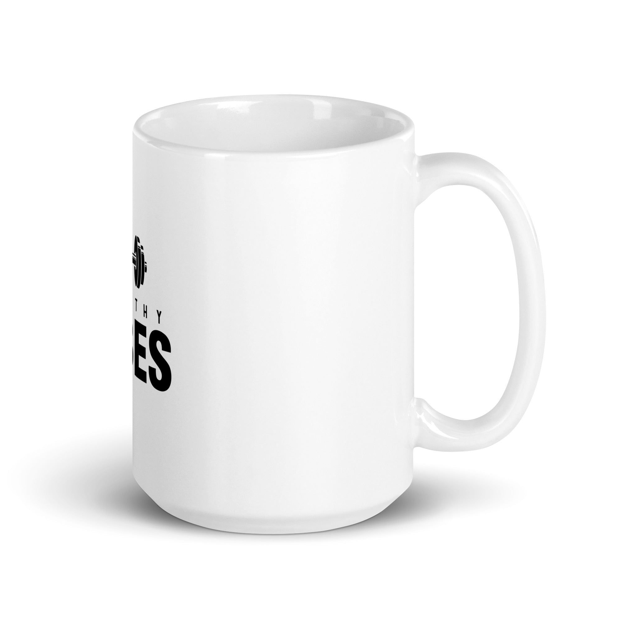 HEALTHY VIBES - White glossy mug