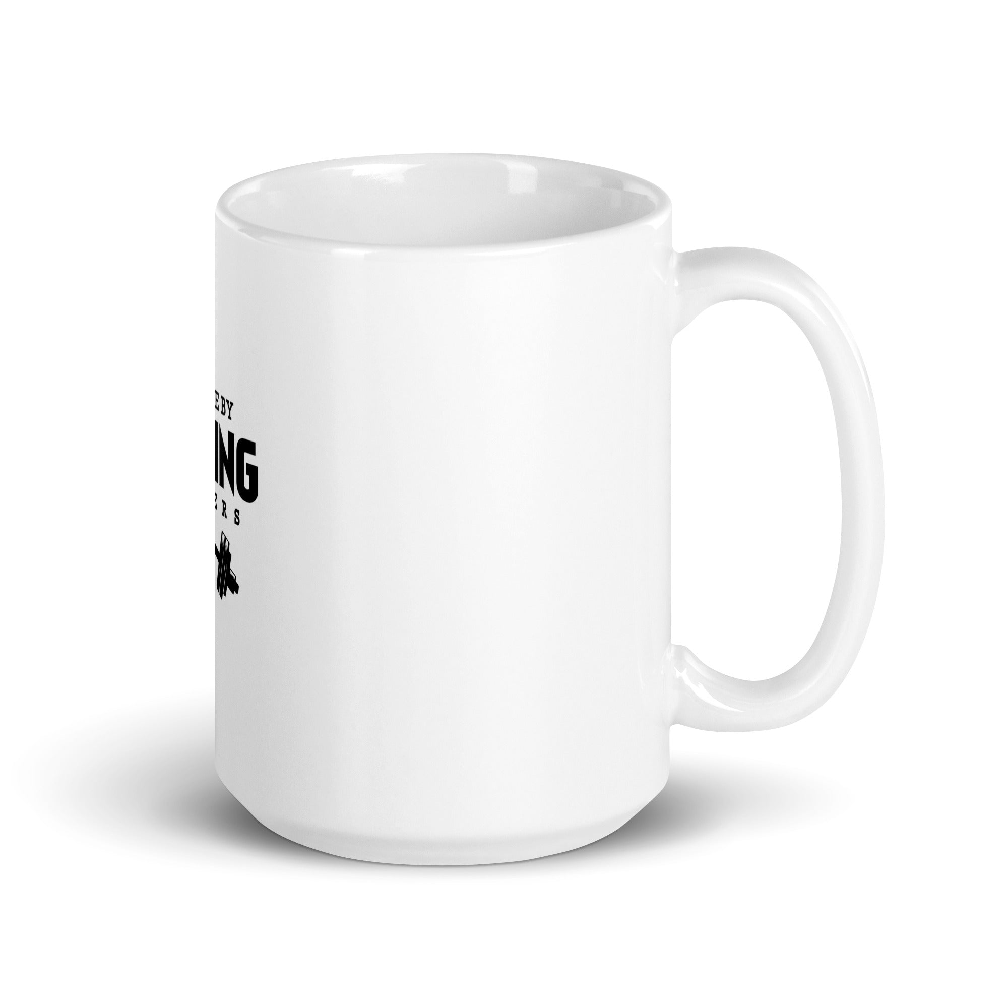 WE RISE BY LIFTING OTHERS - White glossy mug