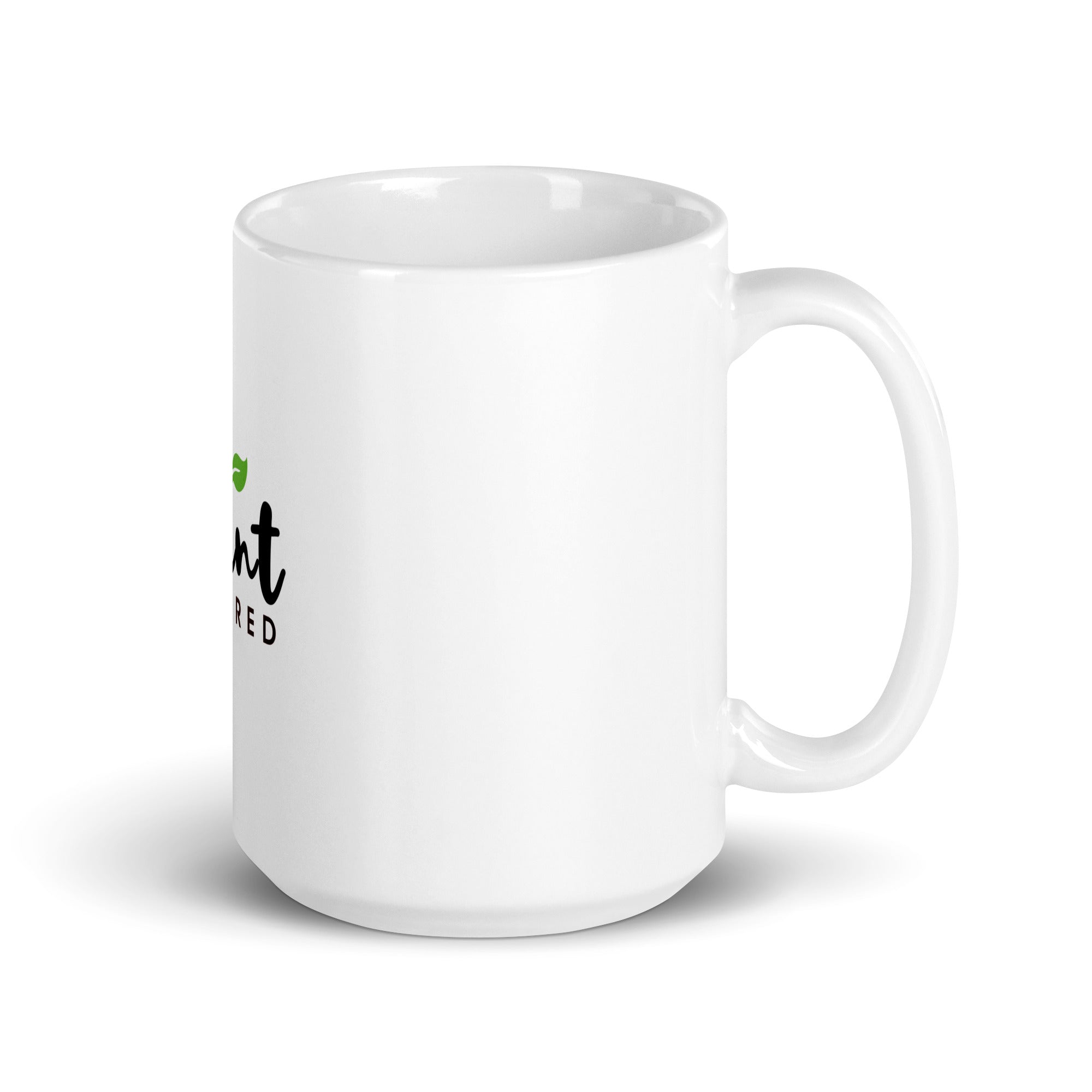 PLANT POWERED - White glossy mug