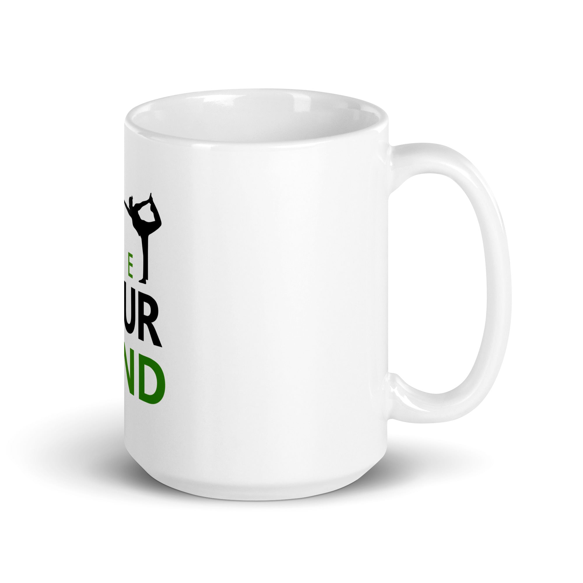 FREE YOUR MIND - White glossy mug