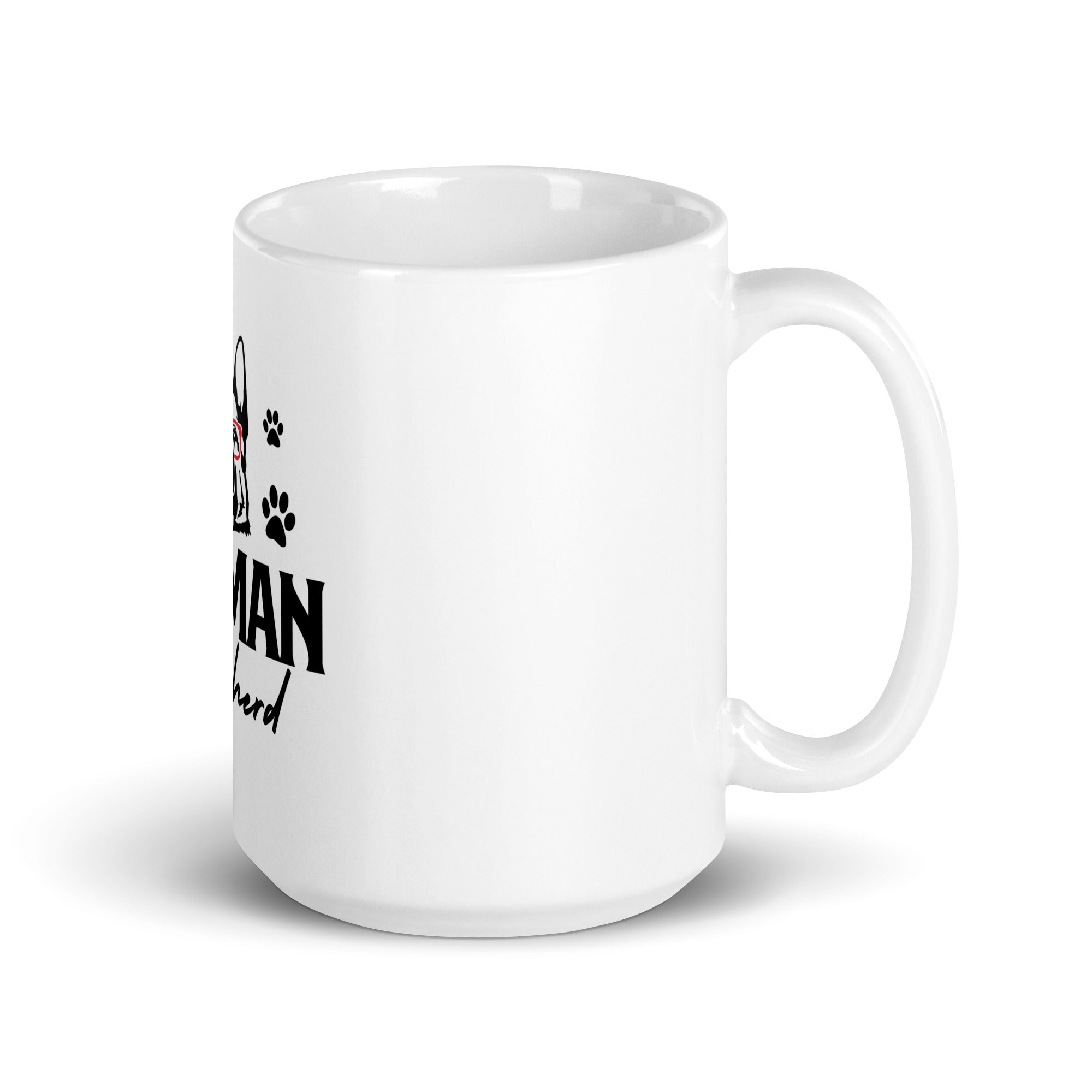 GERMAN SHEPHERD - White glossy mug