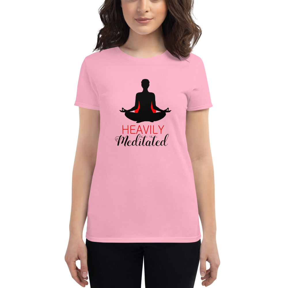 HEAVILY MEDITATED - Women's short sleeve t-shirt