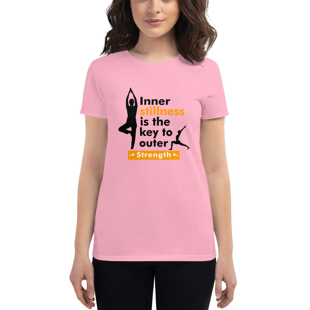 INNER STILLNESS IS THE KEY - Women's short sleeve t-shirt