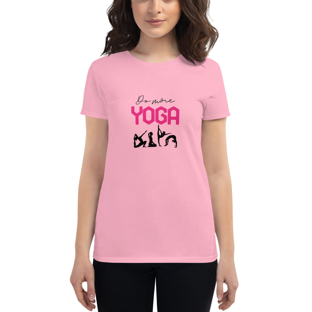 DO MORE YOGA - Women's short sleeve t-shirt