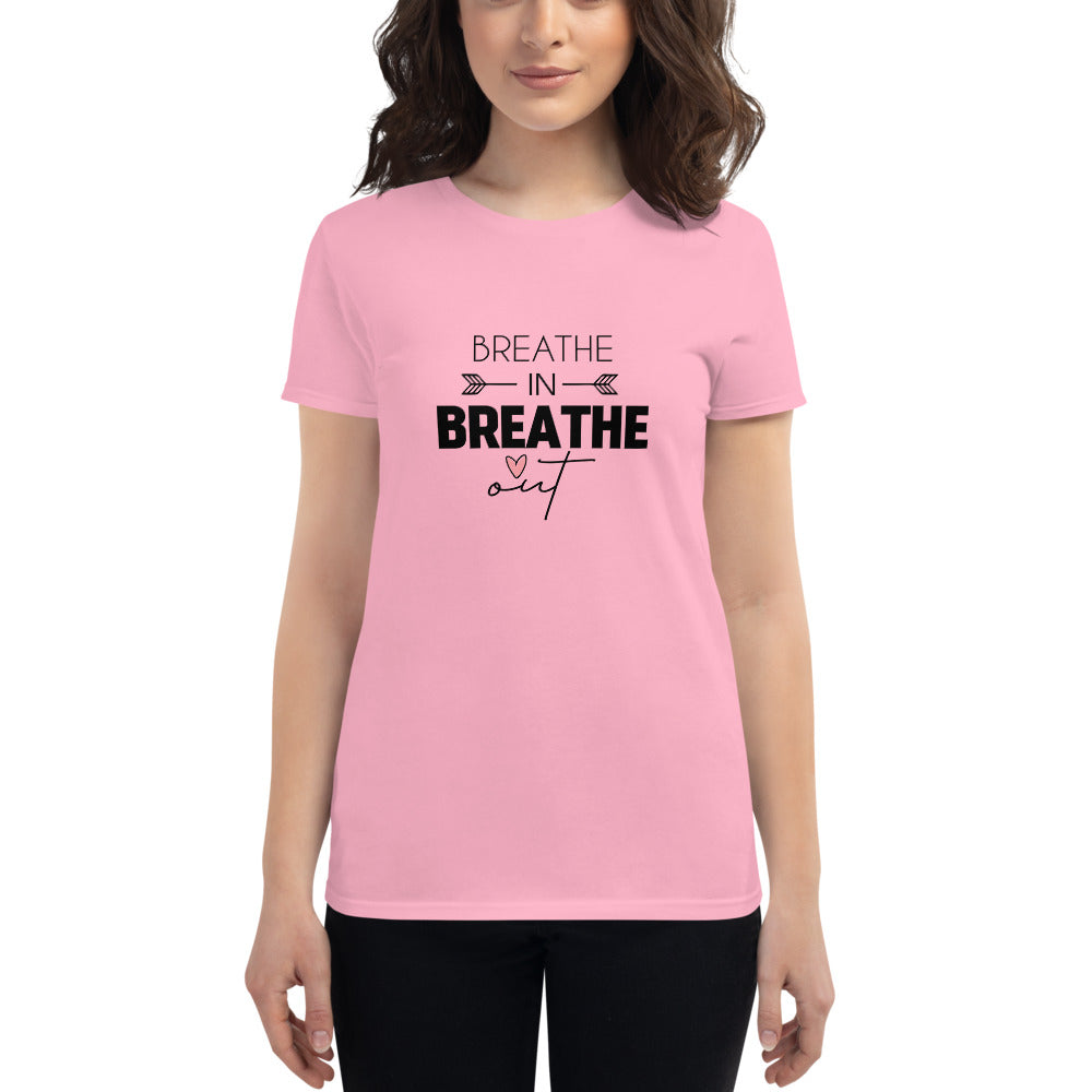BREATHE IN BREATHE OUT - Women's short sleeve t-shirt