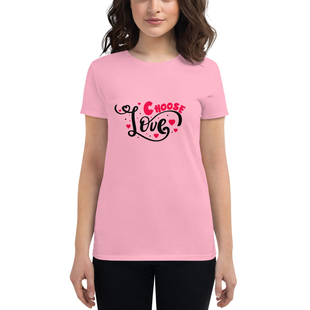 CHOOSE LOVE - Women's short sleeve t-shirt