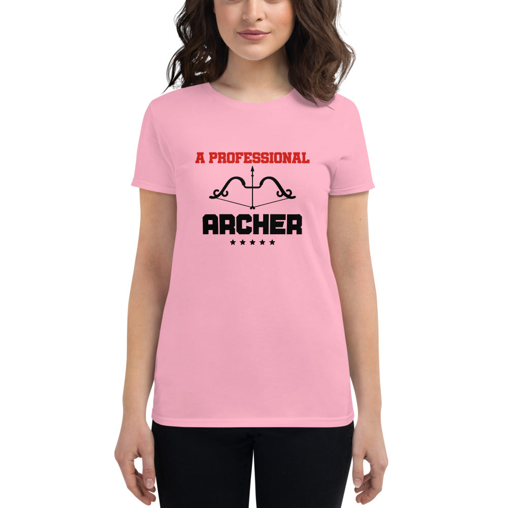 A PROFESSIONAL ARCHER - Women's short sleeve t-shirt