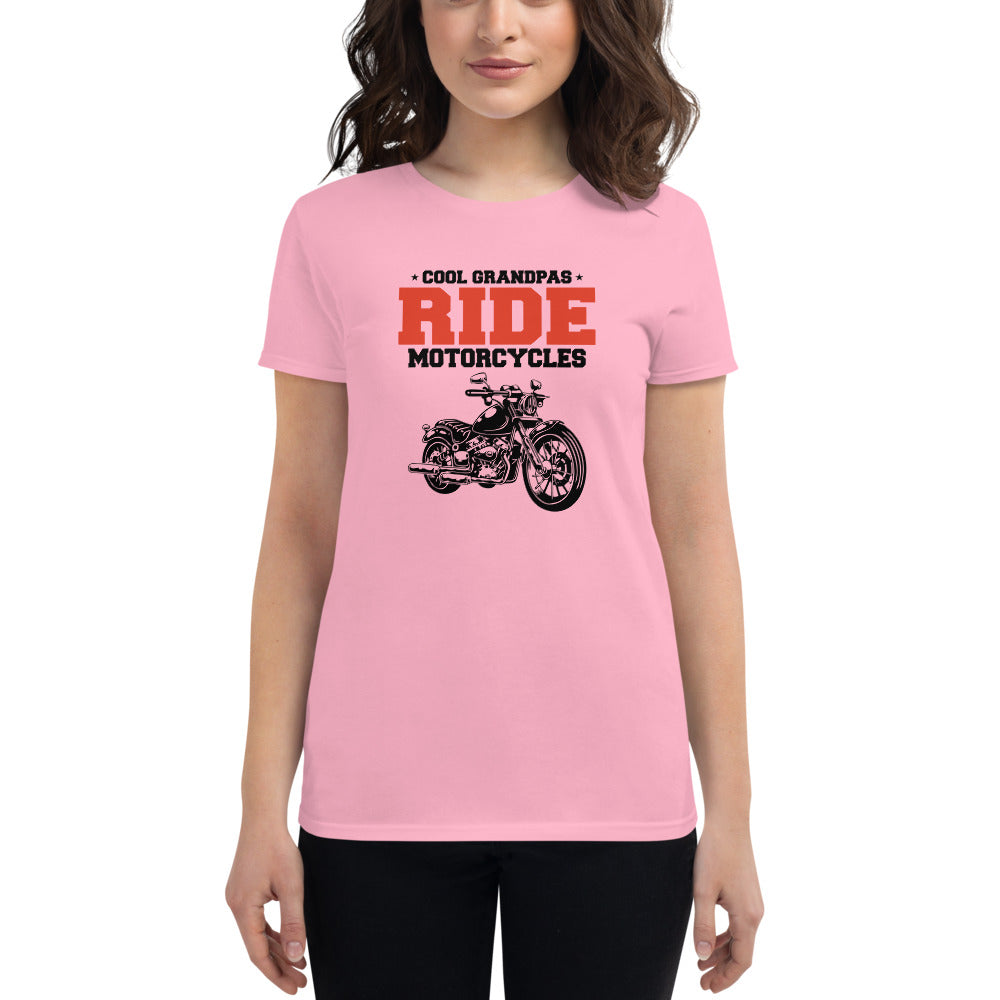 COOL GRANDPAS RIDE MOTORCYCLES - Women's short sleeve t-shirt