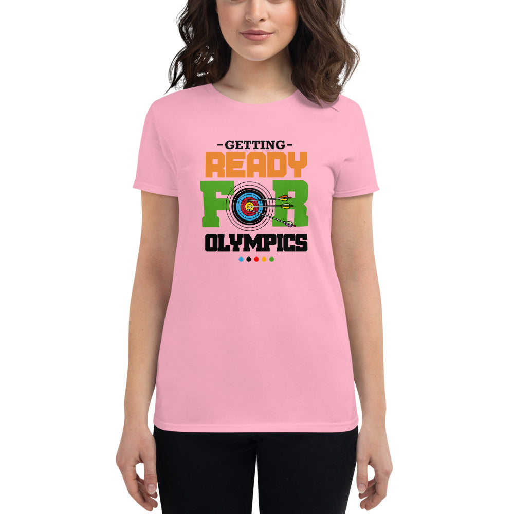 GETTING READY FOR OLYMPICS - Women's short sleeve t-shirt