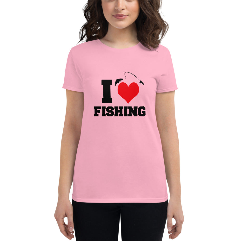 I LOVE FISHING - short sleeve t-shirt