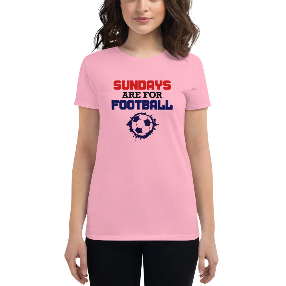 SUNDAYS ARE FOR FOOTBALL - Women's short sleeve t-shirt